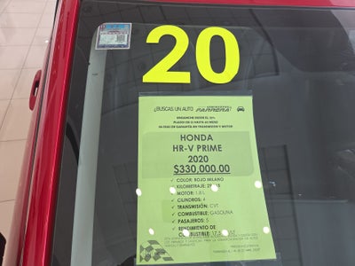 2020 Honda HR-V 1.8 Prime Cvt