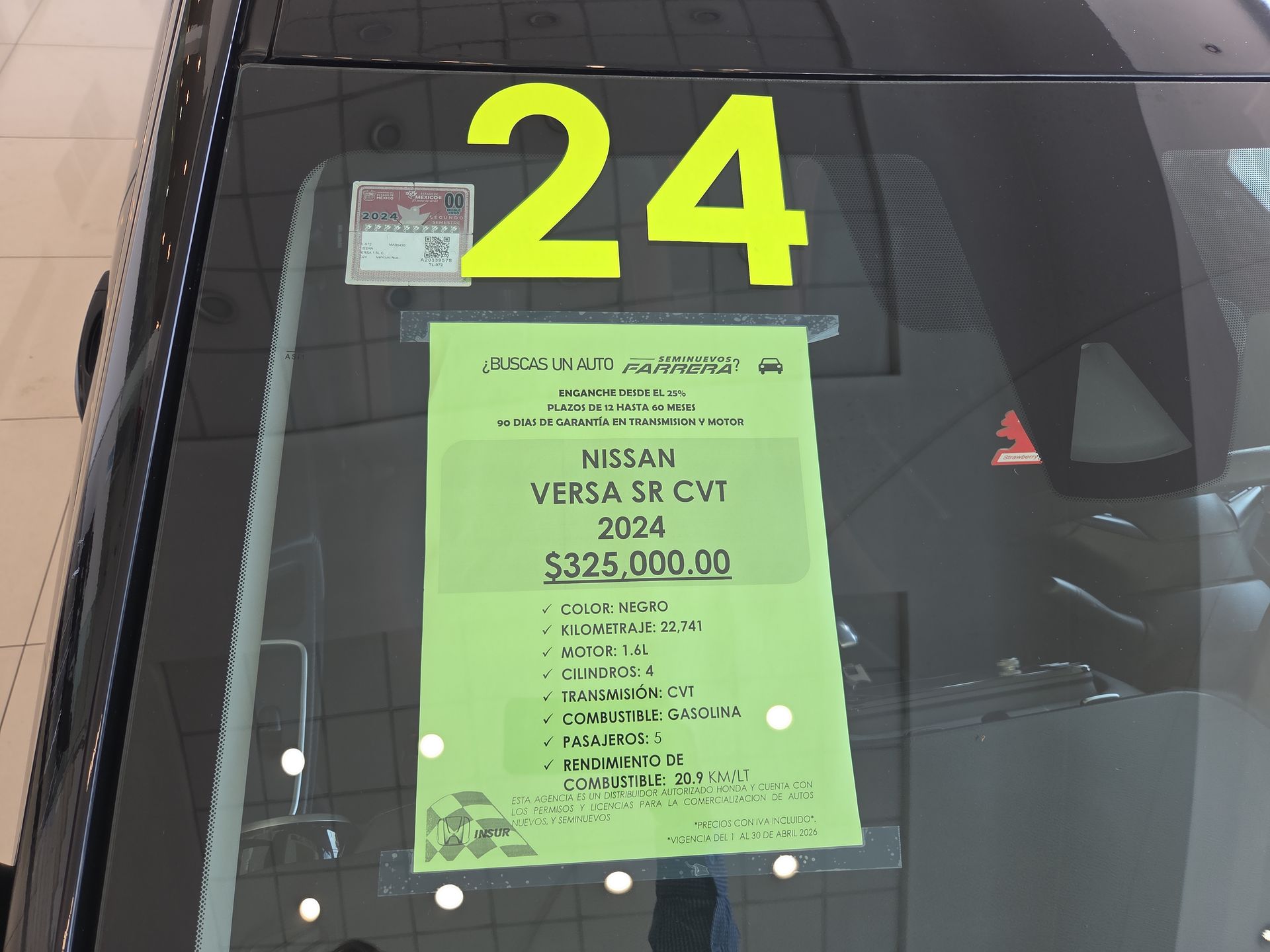 2024 Nissan Versa 1.6 SR At